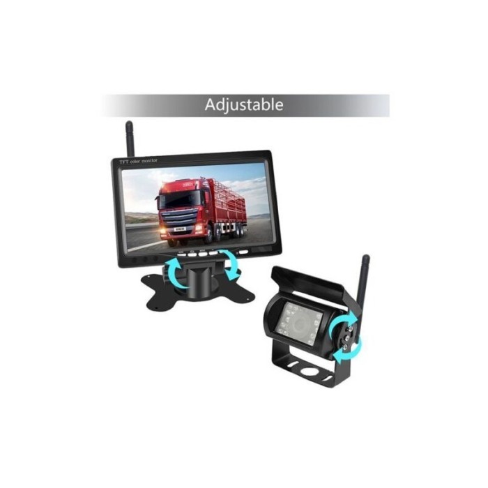 Camera marsarier wireless 12V-24V monitor 7 inch