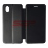 Husa Flip Cover Round Samsung Galaxy A01 Core Neagra