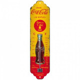 Termometru metalic - Coca Cola In Bottles, Nostalgic Art Merchandising