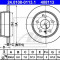 Disc frana MERCEDES A-CLASS (W169) (2004 - 2012) ATE 24.0108-0113.1