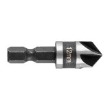 Sanfren hexagonal 12 mm Graphite pentru lemn, aluminiu si plastic