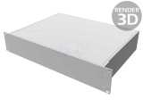 Carcasă aluminiu HAMMOND stand montare rack 19&quot; 2U 422x89mm