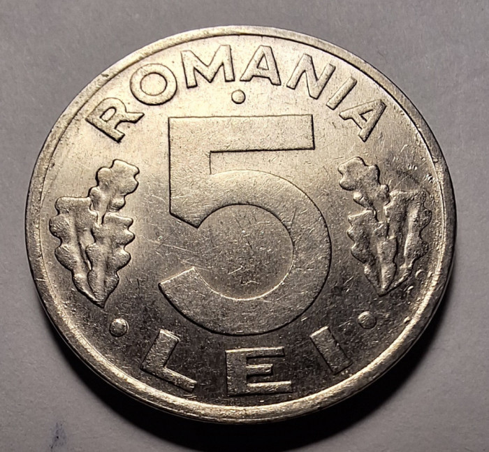 Moneda 5 lei 1993 (#2)