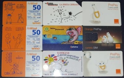 Cartele telefonice cu Caricaturi foto