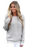 A741-18 Bluza casual cu decupaj in V la spate
