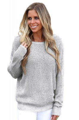 A741-18 Bluza casual cu decupaj in V la spate foto