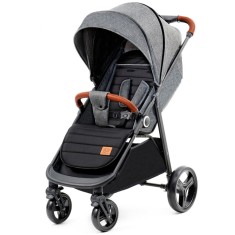 Carucior sport, ultra compact, Kinderkraft Grande Plus, 0-22 kg, grey