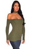 BL846-12 Bluza sexy cu umerii goi si guler choker