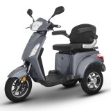 Cumpara ieftin Triciclu electric 1000W, Volta VM4 Fara permis, 60V, 20Ah, viteza maxima 25 Km pe ora, Gri, Autonomie 50 Km