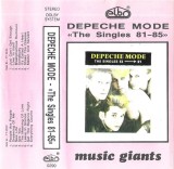 Depeche Mode - The Singles 81-85, Caseta audio