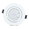 Set 3 spoturi led gu10 5w 3000k alb cald - alb, V-TAC