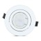 Set 3 spoturi led gu10 5w 3000k alb cald - alb