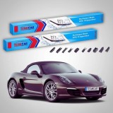 Cumpara ieftin Ștergătoare Porsche Boxster 981 2012-2016 | Set Față Flat &ndash; TeamCar&reg;