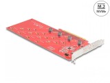 PCI Express x16 la 4 x NVMe M.2 - Bifurcation, Delock 90617