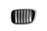 Grila radiator Bmw X4 (F26), 08.2014-05.2018, montare fata, stanga, cromat/negru, RapidAuto