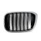 Grila radiator Bmw X4 (F26), 08.2014-05.2018, montare fata, stanga, cromat/negru, RapidAuto
