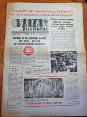 ziarul viata buzaului 5 mai 1984-ziua tineretului foto