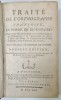 TRAITE DE L &#039;ORTHOGRAPHE FRANCAISE , EN FORME DE DICTIONAIRE par M. RESTAUT , 1791