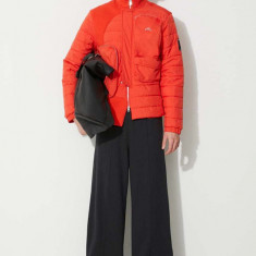 A-COLD-WALL* geacă Asymmetric Padded Jacket bărbați, culoarea roșu, de tranziție ACWMO154-VOLTRED