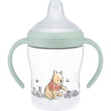 NUK Perfect Match Disney cană pentru antrenament cu m&acirc;nere Winnie the Pooh 6m+ 150 ml