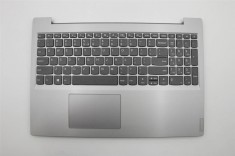 Carcasa superioara cu tastatura palmrest Laptop, Lenovo, Ideapad L3-15IML05 Type 81Y3, 5CB0S16592, AM1B2000100, AP1HS000210, Platinum Grey, layout US