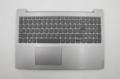 Carcasa superioara cu tastatura palmrest Laptop, Lenovo, Ideapad V155-15API Type 81V5, AM1B2000100, AP1HS000210, argintie, layout US foto