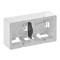 Doza PT 2 posturi Legrand Valena Life alba 754192