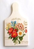 tablou pe lemn cu flori viu colorate 32492