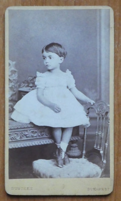 Foto Franz Duschek pe carton , secol 19 , Iurascu foto