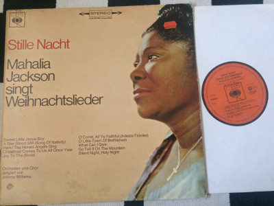 mahalia jackson stille nacht Silent Night disc vinyl lp gospel 1966 cbs records foto