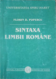 SINTAXA LIMBII ROMANE-FLORIN D. POPESCU