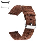 Curea material textil, compatibila cu Samsung Galaxy Watch Ultra, Pecan Brown