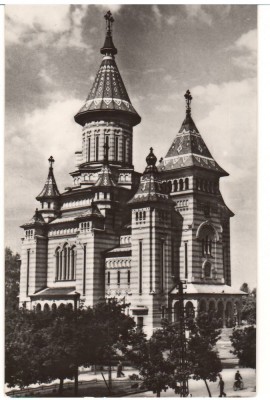 CPIB 16443 CARTE POSTALA - TIMISOARA. CATEDRALA MITROPOLIEI BANATULUI, RPR foto