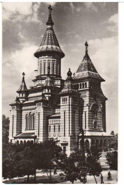 CPIB 16443 CARTE POSTALA - TIMISOARA. CATEDRALA MITROPOLIEI BANATULUI, RPR
