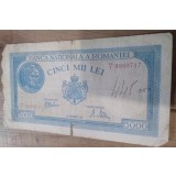 Romania 5000 lei 1943 20 septembrie