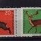 TS24/01 Timbre Bundespost - Animale - nestampilat 1966