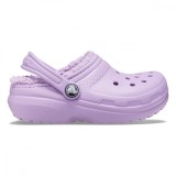 Saboti Crocs New Classic Lined Clog Kids Mov - Orchid