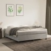 VidaXL Cadru de pat fără saltea, gri deschis, 180x200 cm, catifea 3121132
