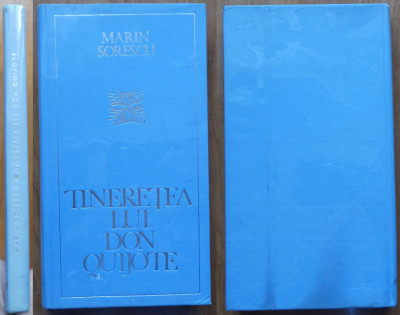 Marin Sorescu , Tineretea lui Don Quijote , 1968 , ed. 1 , autograf , legatura foto