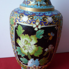 VAZA CLOISONNE 20.5 cm.