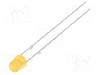 Dioda LED, 3mm, portocalie, 100...150mcd, 20mA, 1,8...2,6V, OPTOSUPPLY - OSO5JA3PC4A