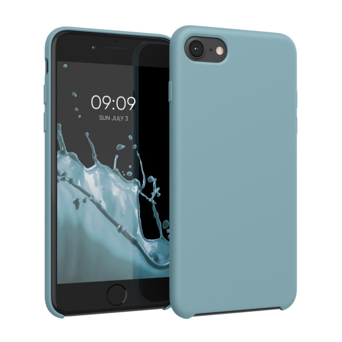 Husa pentru iPhone 8 / iPhone 7 / iPhone SE 2, Silicon, Albastru, 40225.206