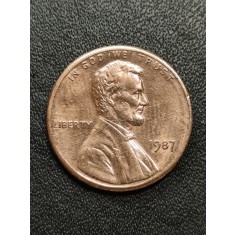 B 11 Moneda 1 Cent SUA 1987