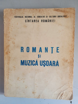 ROMANTE SI MUZICA USOARA - CULEGERE , 1977 foto