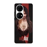 Husa compatibila cu Huawei Nova Y70 model Resident Evil Village, Silicon, TPU, Viceversa, Transparent, Carcasa