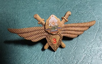 Insigna pilot militar Cl 3 1966 1967 RSR Comandor Pavica Mihai foto