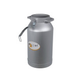 EMT50.50AC EMT Bidon transport 50 L, aluminiu, cu capac si clipsuri de prindere