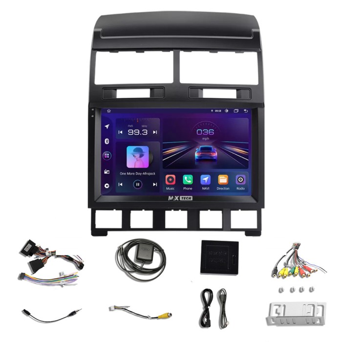 Navigatie VW Touareg 2002-2010 dedicata Android 13, MaxTech&reg;, 9 inch, 4 GB Ram 64 GB, GPS, Carplay,