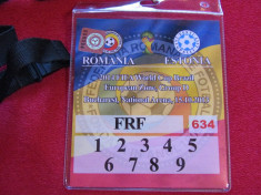 Acreditare meci fotbal ROMANIA - ESTONIA (15.10.2013) foto