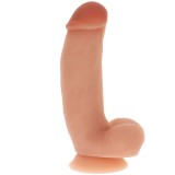 Realiste cu testicule - ToyJoy Get Real Dildo cu Testicule Realist din Silicon 18 cm Silueta Naturala cu Accente Realiste, Toy Joy